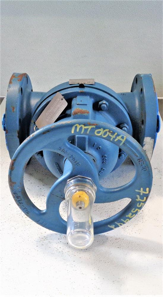 ITT Dia-Flow 4" 150# Lined Diaphragm Valve 4-2538-M-903